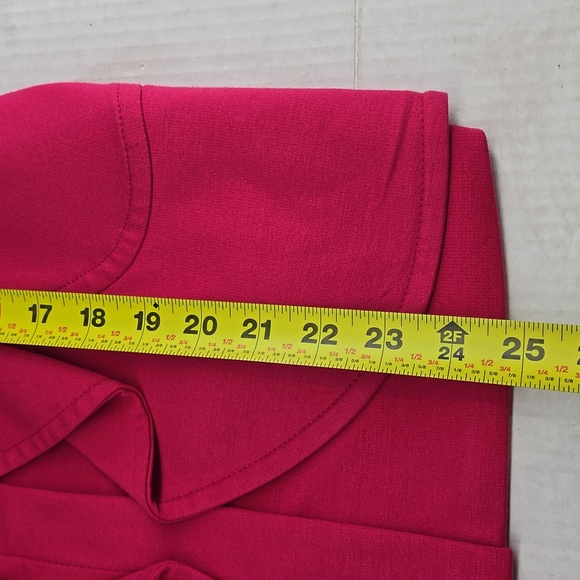 Ruffle Collar Pink Jacket M - Picture 7 of 8